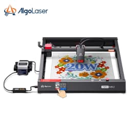 AlgoLaser Alpha MK2 20W Engraver with Auto Assist Pump 20W Output Efficient Expandable APP Supported DIY Laser Engraver Cutter Tools