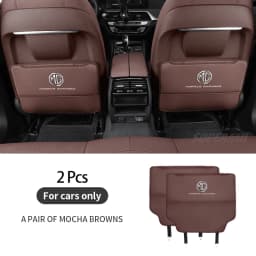 Car Seat Back Storage Bag Rear Backrest Protection Anti-kick Pad For MG ZS HS ES5 MG4 EV Electric S5 EV MG3 MG5 MG6 MG7 ONE EZS