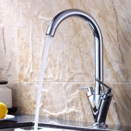 Brass Quality Guarantee! double handle kitchen sink tap ,kitchen mixer,round swivel Kitchen Faucets,torneira YT-6041