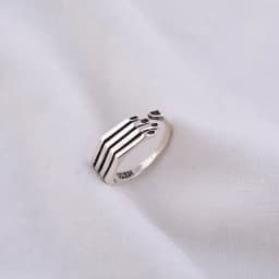 925 Sterling Silver Sanding Face Adjustable Rings For Women Ladies Elegant Luxury Quality Jewelry Accessories Jewellery