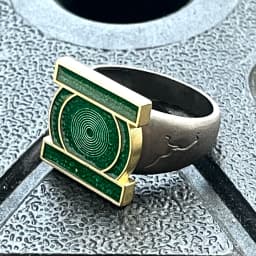 【Ships In 24h】2026 Lanterns Green Lantern Corps Ring Metal Cosplay Dc Tv Series Official Collectible Prop Cosplay Costume Decor