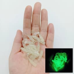DUODUOYU 10PCS Mini Ajing Soft Fishing Lure  0.4g/30mm Artificial Swimbait Jig Wobbler Bass Bait Fishing Tackle Soft Bait