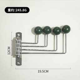 Multifunctional Hanger Hooks Retro Decorative Clothes Organizer Iron Wall Coat Racks Space Saving Living Room Furniture