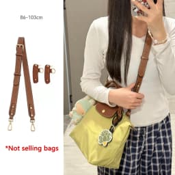 Leather Bag Shoulder Strap For Longchamp S Durable Gift Bag Modification Without Punching Strap Bag Accessories