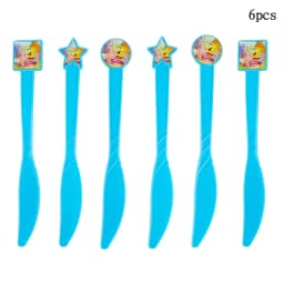 Cartoon SpongeBob Theme Birthday Party Balloon Disposable Tableware Mask Flag Candy Box Backpack Baby Shower party supplies