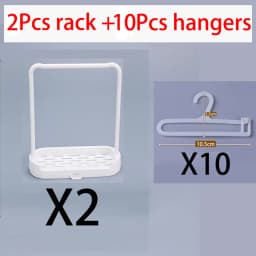 Wholesale For Labubu Clothes Hanger Rack For Doll Clothes Shoes Storage Rack Plastic Accessories Decoration Girl Birthday Gift
