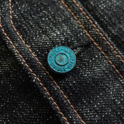 Sauce Zhan Men's Denim Jacket 20oz Heavyweight Selvedge Denim Slub Yarn Double-Dyed Year of The Snake Edition Loose Fit
