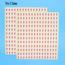 Diameter 6/8/10mm Creative Round Red Arrow Stickers Home Office School Supplies Fault Mistake Defectives Marking Label Stickers