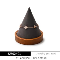 Oirlv Solid Wood Jewelry Tray Bracelet Ring Display Props Sets Jewelry Organizer Holder Necklace Display Stand Jewelry Plate