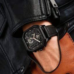 Luxury Big Dial Men Square Watch Casual PU Leather Strap Men Sports Watches