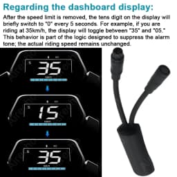 Newest 40km/h Unlocking Speed Line for Ninebot by Segway F3 E/F3D/F3 ProE/F3 ProD E-Scooter Customized Release Speed Limit Cable