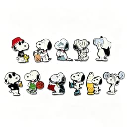 10Pcs Cute Cartoon Puppy Dog & Bird Enamel Pins Set Collectible Metal Lapel Brooches Puppy Decorative Badges for Backpacks