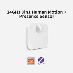 Lincukoo Tuya Zigbee Smart 3in1 Human Motion Presence Sensor Suitable for Meeting Room Reading Room Living Room 3-6 Meters