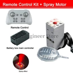 1000mAh 8 Way Remote Programmable APP Control Kit Rechargeable Battery Box Power Functions Motor Building Blocks Set Car Modify