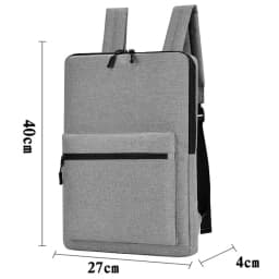 Minimalist Ultra Slim Laptop Backpack 15.6 Inch Waterproof Business Work Bags Thin Computer Back Pack Bag for Men Work Sac Homme