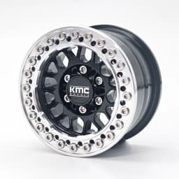 KMC 1.9 Inch Beadlock Aluminum Alloy Wheel Hub for 1/10 RCSCX10 TRX4 D90 MK07 Crawler Car Upgrade Parts