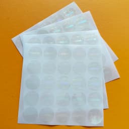 100pcs 15mm Transparent Hologram Sticker Security Seal Clear Holographic Universal SECURE GENUINE ORIGINAL AUTHENTIC VALID
