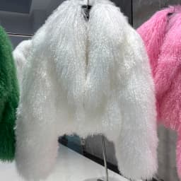 YOLOAgain 2025 Autumn Winter Warm Turn-Down Collar Real Mongolia Sheep Fur Jacket Coat Women Short Black Sheep Fur Jacket Female