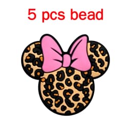 5pcs Silicone Cartoon Beads DIY Pacifier Chain Baby Oral Care Pacify Accessory Part