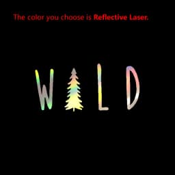 Wild Tree Vinyl Decal Sticker , Nature Decals Sticker For Car Window Laptop Computer MacBook Decor