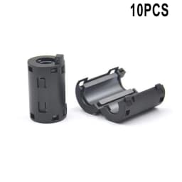 10Pcs TDK Ferrite Core Choke Clip Noise Suppressor Filter Ring Cable Clamp RFI EMI For Audio/Video Cables Power Cord