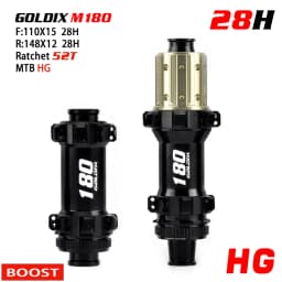 GOLDIX M180 MTB BOOST Hub Center Lock Disc 28H EXP Ratchet 52T Mountain XD Class Bike Hub for Shimano SRAM 11 12 Speed