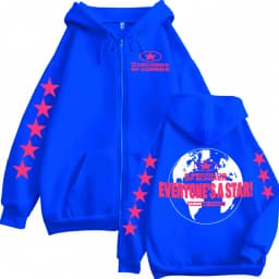 5 Seconds of Summer Everyone's A Star World Tour Zip Up Hoodies Men Women Harajuku Hip Hop Gothic Jacket Sweatshirt Hoodie Coats