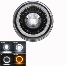 7 Inch LED Headlights Filed 4x4 Turn Signal Round HeadLight for Land Rover Defender Lada Niva 4X4 Uaz Hunter Mazda Miata MX5