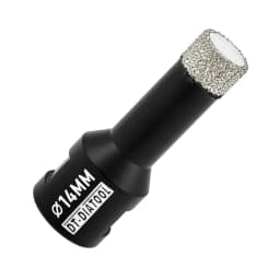 DT-DIATOOL Drill Bit M14 Porcelain Tile Crowns for Tile Granite Marble 1pc Collet, Crown Porcelain Hole Saw