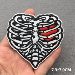 Feeling Good Embroidery Patch for Clothing Punk Iron on Patches Appliques DIY Sewing Clothes Jacket Jeans Home Decoration