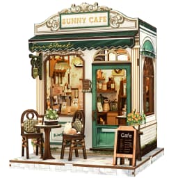 Original CUTEBEE Book Nook Kit DIY Doll House Bookshelf Insert Amazing Gift for Child Morita-Ya Japanese Style DIY Miniature Toy
