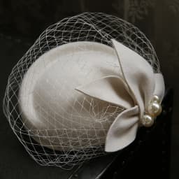 Winter Wool Bow Hat with Veil，Ladies‘ Elegant French Style Party Wedding Bridal Fascinator，Women Vintage Ascot Derby Hat