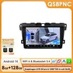 Hizpo 2 DIN Android 14 Auto Radio For Mazda CX-7 CX7 2008 - 2015 Carplay 4G Car Multimedia GPS 2DIN Autoradio Octa Core Navi DSP