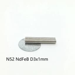 10 50PCS/LOT Disc Standard N52 NdFeB Magnet 2*1 3*1 3*3 Strong Rare Earth Permanent Neodymium Magnets 2x2 3x2