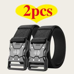 2-Piece Set, Men's Outdoor Sports Quick-Release Multi-Functional Symmetrical Buckle Multi-Functional Farm Work Gardening Belt