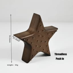 Wood Body Piercing Jewelry Display with Thread Holder Rack Stand Seller Jewelry Cases Shelf Multi Jewelry Top Storage Tools
