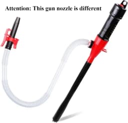 Electric Transfer Pump for Gas Car Portable Battery Powered Transfer Pump Equipment with Gun Mouth for Fuel Oil Gas Water Petrol