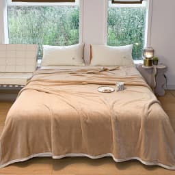 Solid Color Soft Flannel Sofa Throw Blanket Cozy Multi-Purpose Plush Blankets for Bed Travel Office Nap Single Double Bed Sheet