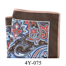 Tailor Smith Mens Hanky Pocket Squared Handkerchief Polyester Paisley Floral Handkerchief Square Scarf Wedding Party For Gift