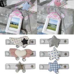 INS Backpack Display Buckle Doll Decor Accessories Pain Bag Buckle Star Heart Wing Extender Buckle Bag Strap Extension Buckle
