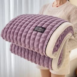 Plush Warm Winter Blanket Solid Plaid Coral Fleece Soft Thick Bed Blankets for Sofa Single Double Couple Furry Bedspread