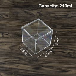 Large Capacity Jewelry Storage Box Clear Acryl Cube Portable Jewelry Storage Earrings Necklace Ring Jewelry Display