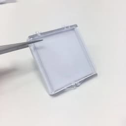 Transparent Gems Storage Box Gemstone Adsorption Display Stand Holder Loose Diamond Container Pendant Coin Suspended Organizer