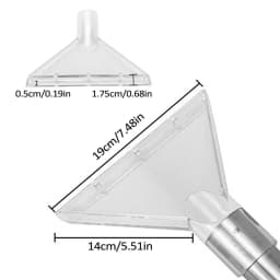 Carpet Cleaning Extraction Nozzle PVC Universal Vacuum Extractor Suction Head Vacuum Cleaner Accessories Suction Head Brush Head