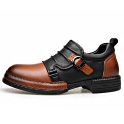 Spring Autumn New Retro Ankle Boots for Men Zipper Designer Genuine Leather Boots Male Fashion High Quality Platform Shoes Man
