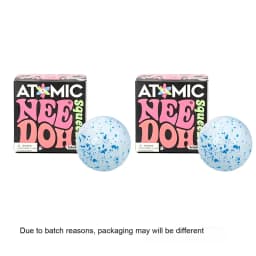 Needoh Snow Ball Crunch Squeeze Stress Ball Fidget Toy Soft Quick Rebound Flour Filling Non-toxic Anxiety Relief Autism ADHD Toy