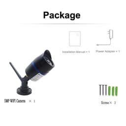 1080P 5MP Security Protection Wifi Camera Video Surveillance HD Wireless Cctv IP Waterproof Audio Infrared ONVIF JIENUO