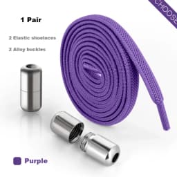 Alloy Lock No Tie Shoe Laces Flat Shoelaces for Sneakers Elastic Laces Without Ties Kids Adult Quick Lace for Shoes Rubber Bands