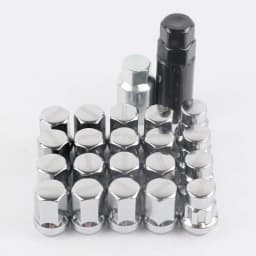 RAYS 17HEX Anti-Theft Security Steel Car Wheel Rims Lock Lug Nuts Closed End Nut 20pcs/set