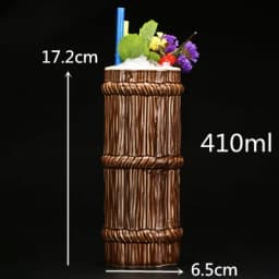 400ml Tiki Mugs Cocktail Cup Beer Wine Mug Ceramic Tiki Mugs Art Crafts Creative Hawaii Mugs